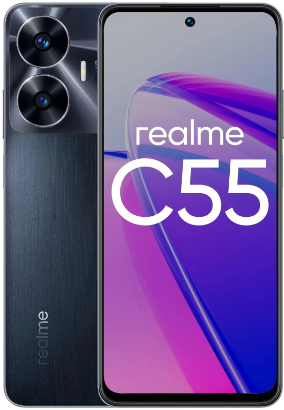 Купить Смартфон realme C55 8/256 ГБ, черный